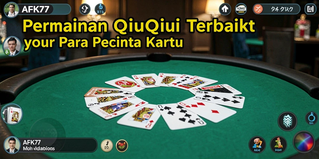 Tampilan menarik dari gameplay QiuQiu AFK77 yang mendebarkan.