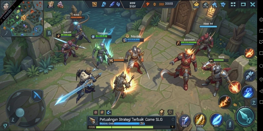 Tampilan menarik dari gameplay CINA365 dengan strategi SLG yang mendebarkan.