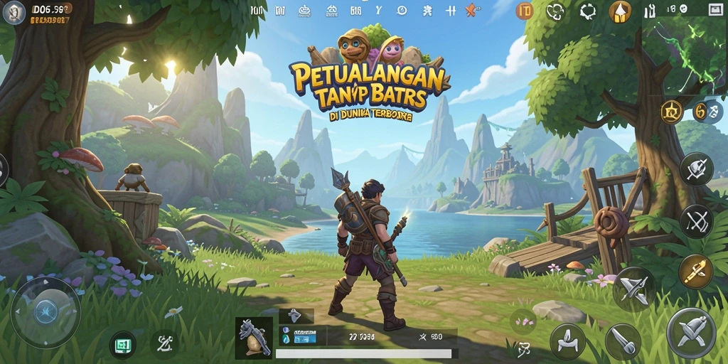 Screenshot D06 menampilkan petualangan di dunia terbuka yang menakjubkan.