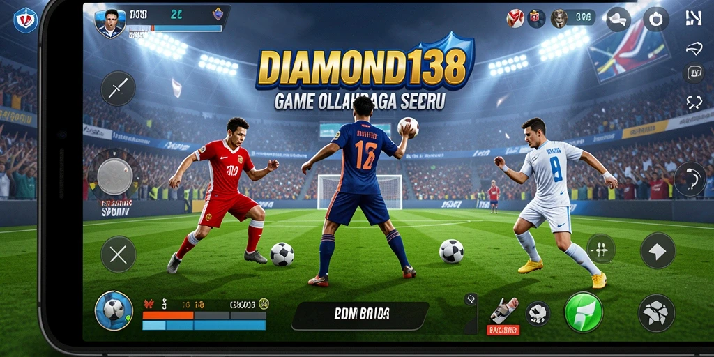 Tangkapan layar gameplay DIAMOND138 yang menampilkan aksi olahraga seru.