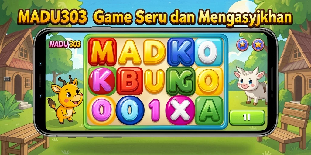 Tampilan gameplay seru dan interaktif dalam MADU303 Bingo.