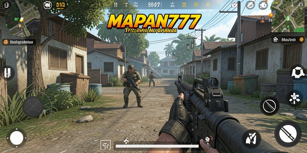 Screenshot menunjukkan aksi mendebarkan dalam permainan TPS MAPAN777.