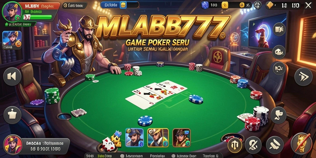 Gameplay Poker yang menarik dan kompetitif di MLBB777.