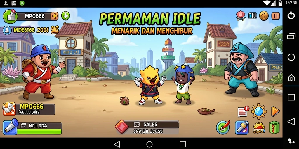 Tampilan gameplay MPO666 yang menarik dan interaktif.