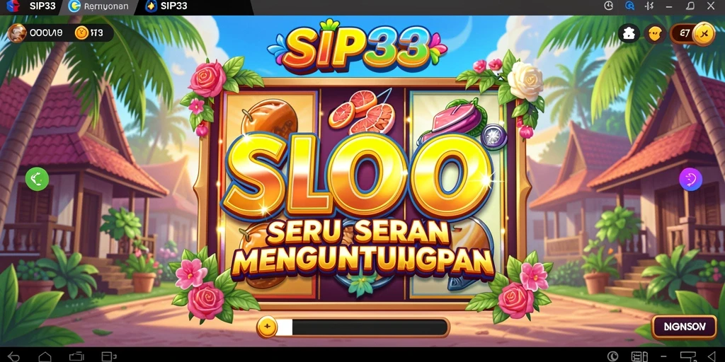 Screenshot permainan SIP33 dengan tampilan gameplay Slot yang menarik.
