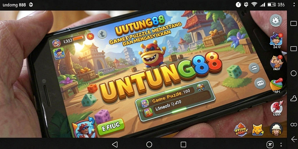 Screenshot UNTUNG88 menampilkan gameplay puzzle yang menarik.