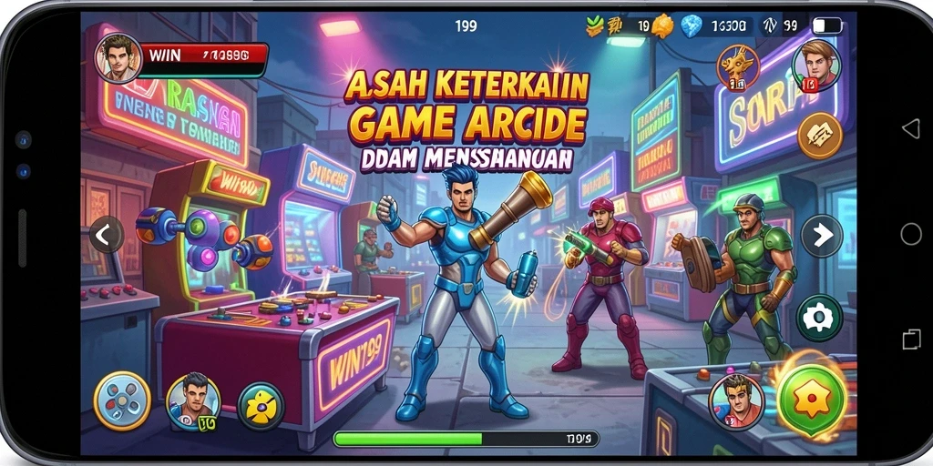 Tampilan gameplay <strong>WIN199</strong> yang penuh warna dan menantang.